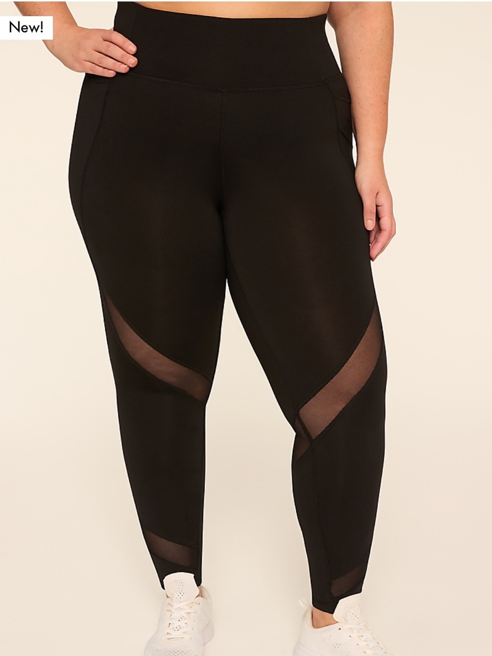 LIVI for Lane Bryant Black Athletic Leggings NWOT